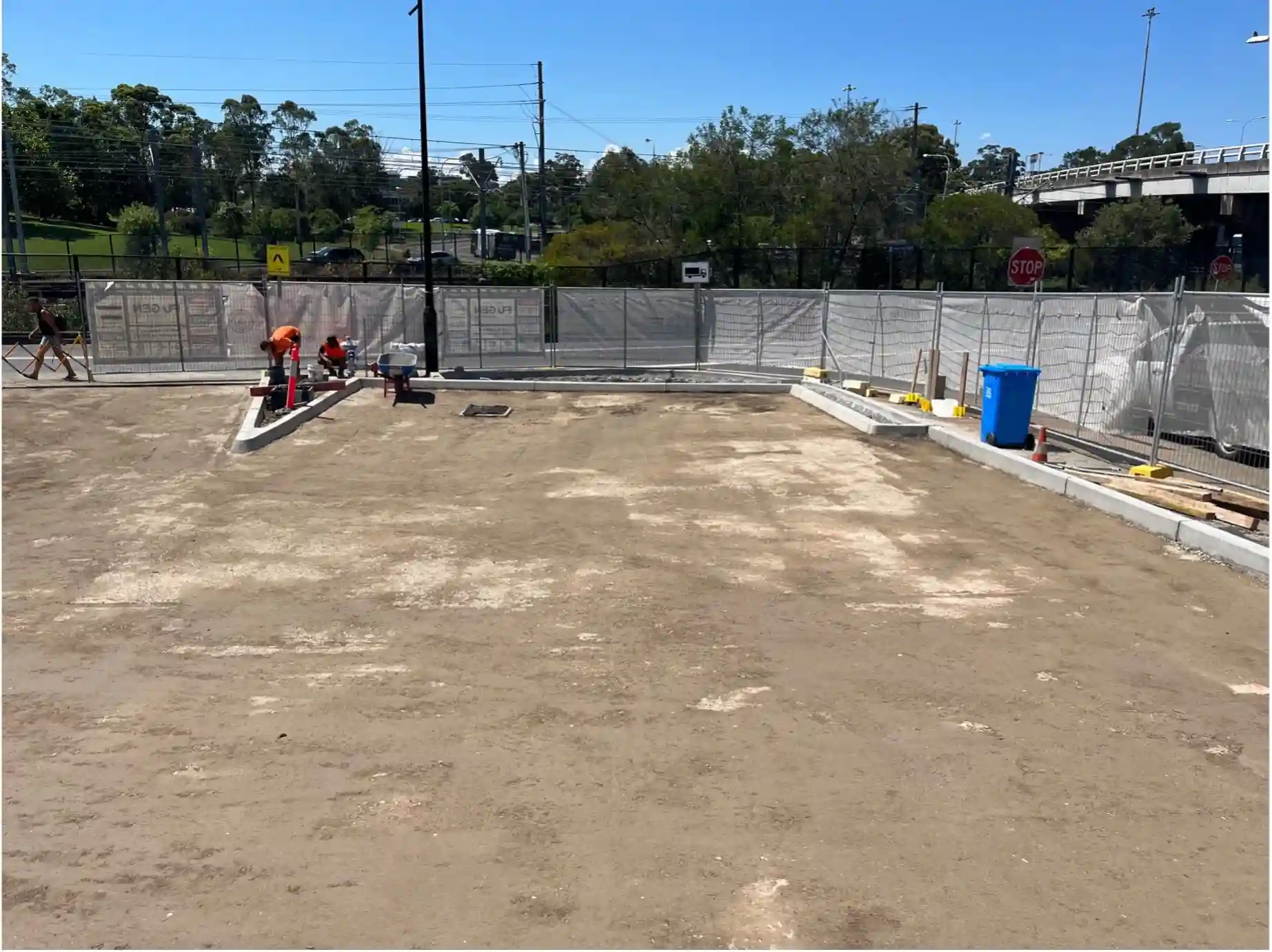 Groundworks for the McCredie Hotel Carpark in Seven Hills, NSW