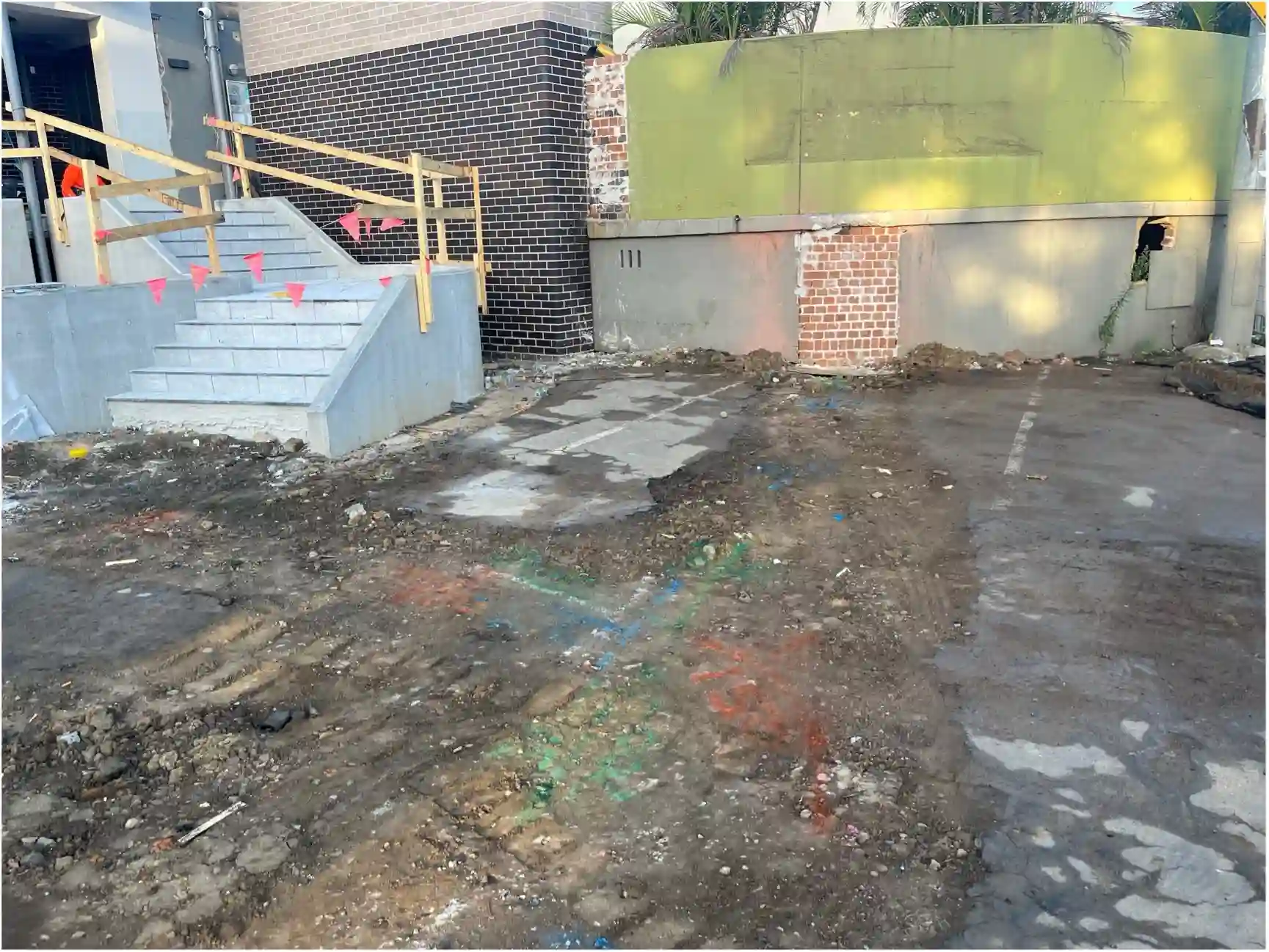Groundworks for the McCredie Hotel Carpark in Seven Hills, NSW