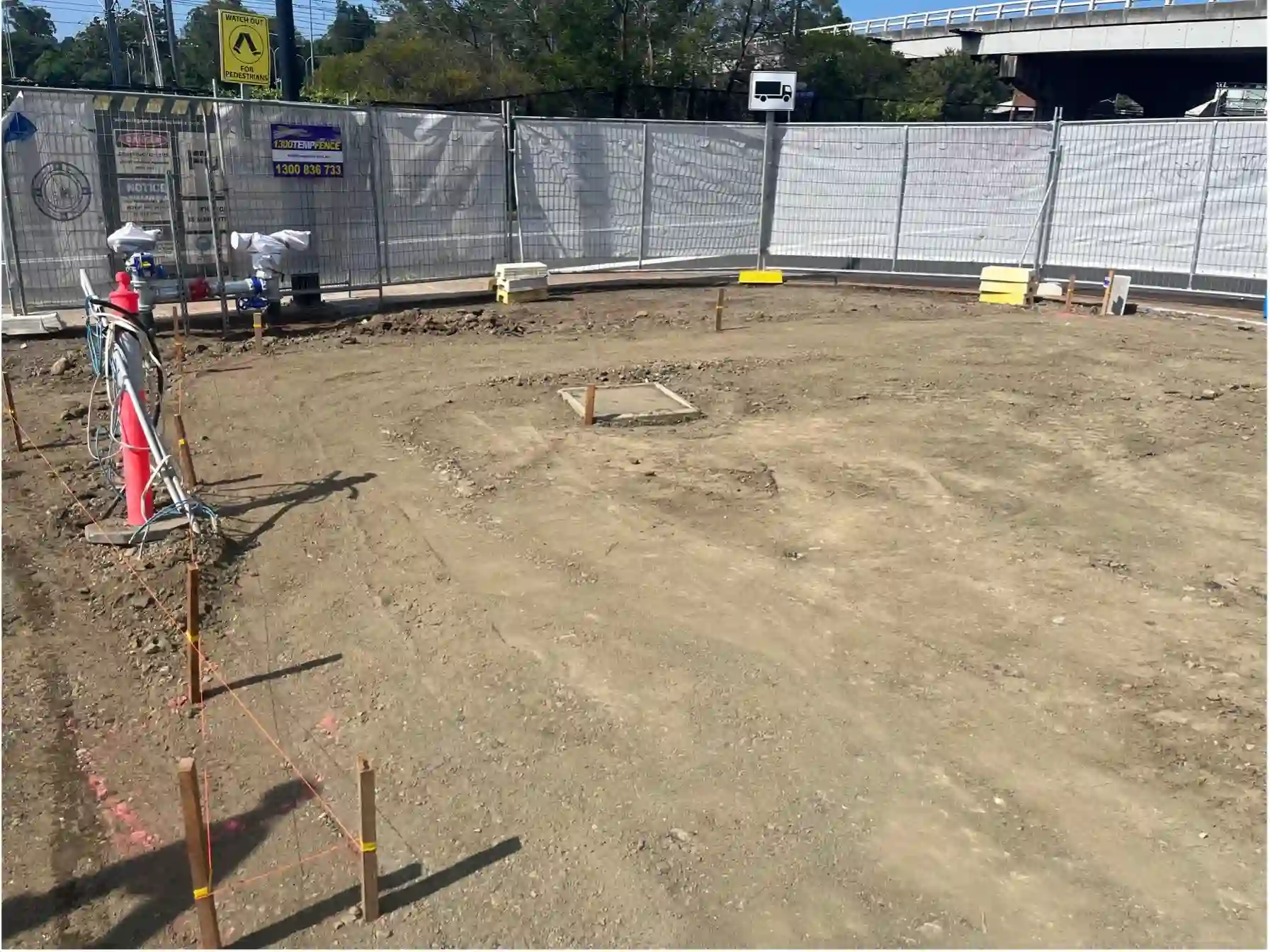 Groundworks for the McCredie Hotel Carpark in Seven Hills, NSW