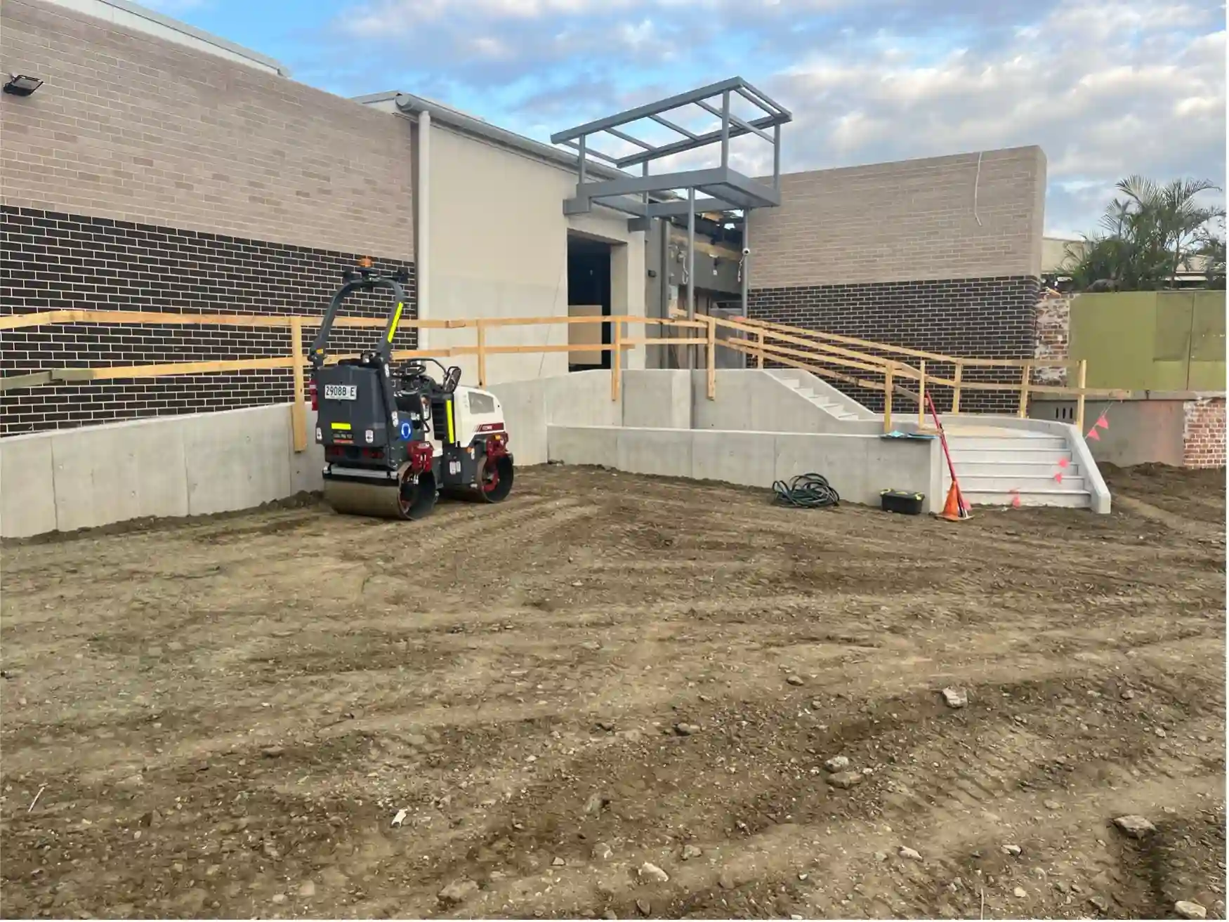 Groundworks for the McCredie Hotel Carpark in Seven Hills, NSW